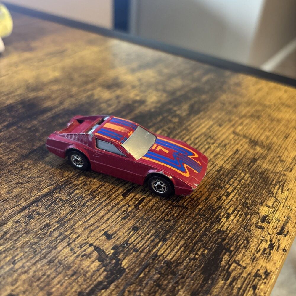 Vintage 1983 Hot Wheels Crack-Ups #7 Hood Red Nissan 200SX No Hatch